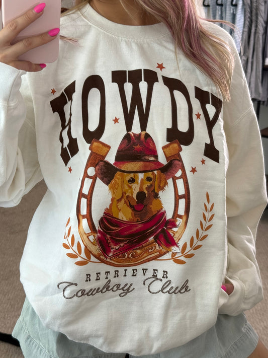 Retriever Cowboy Club Crewneck