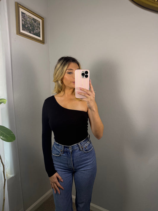 All Nighter Bodysuit (Black)